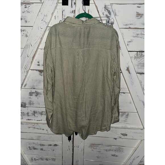 Turks & Caicos Designer 2pc Set Top & Shorts Beach Cruise Green And Beige Stripe - Picture 9 of 9